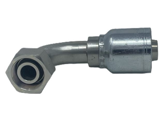 90FDINL7 - 90 Deg Female LIGHT - Maverick 7 Series Crimp Fitting